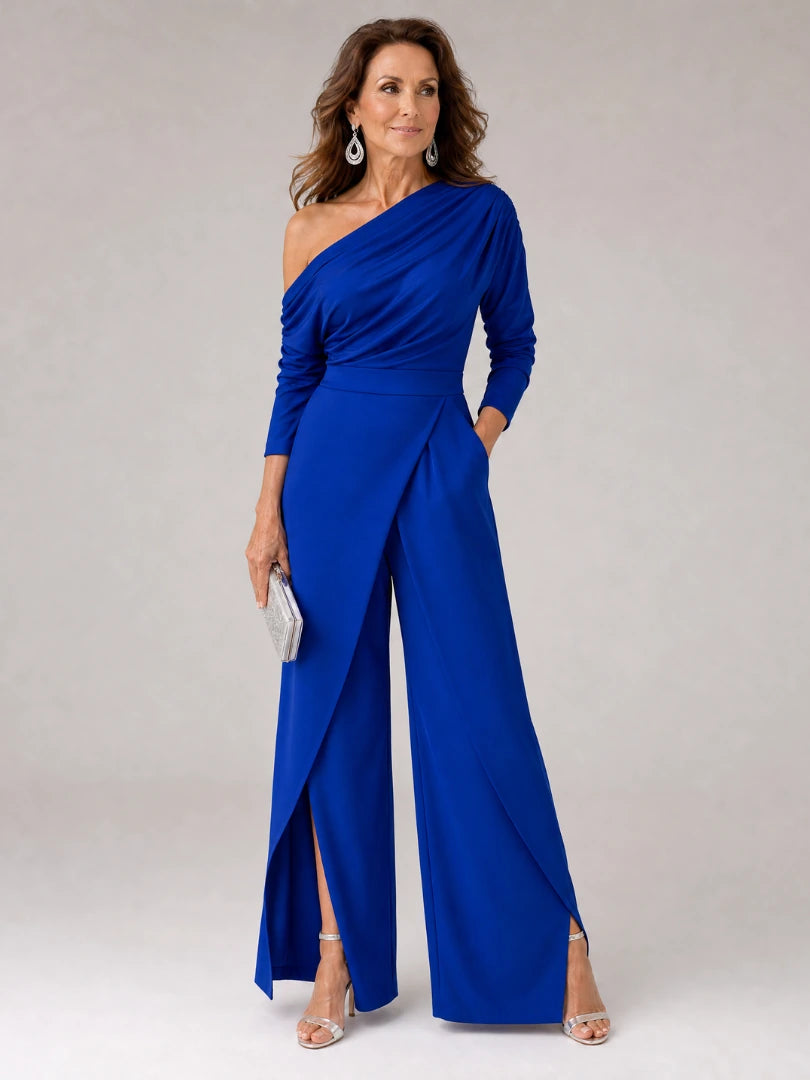 Emily | One Shoulder Wide Leg Jumpsuit