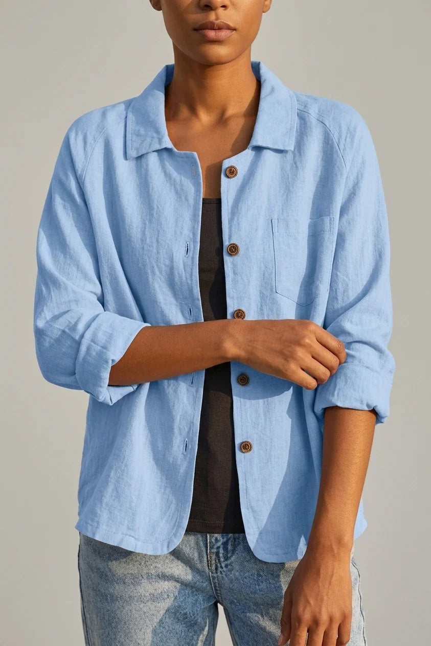 Classic Work Top Women – Smart Casual Everyday Blouse — variant_front