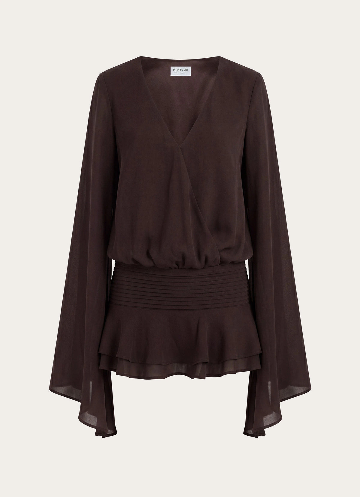 Elisana Mini Dress - Chocolate