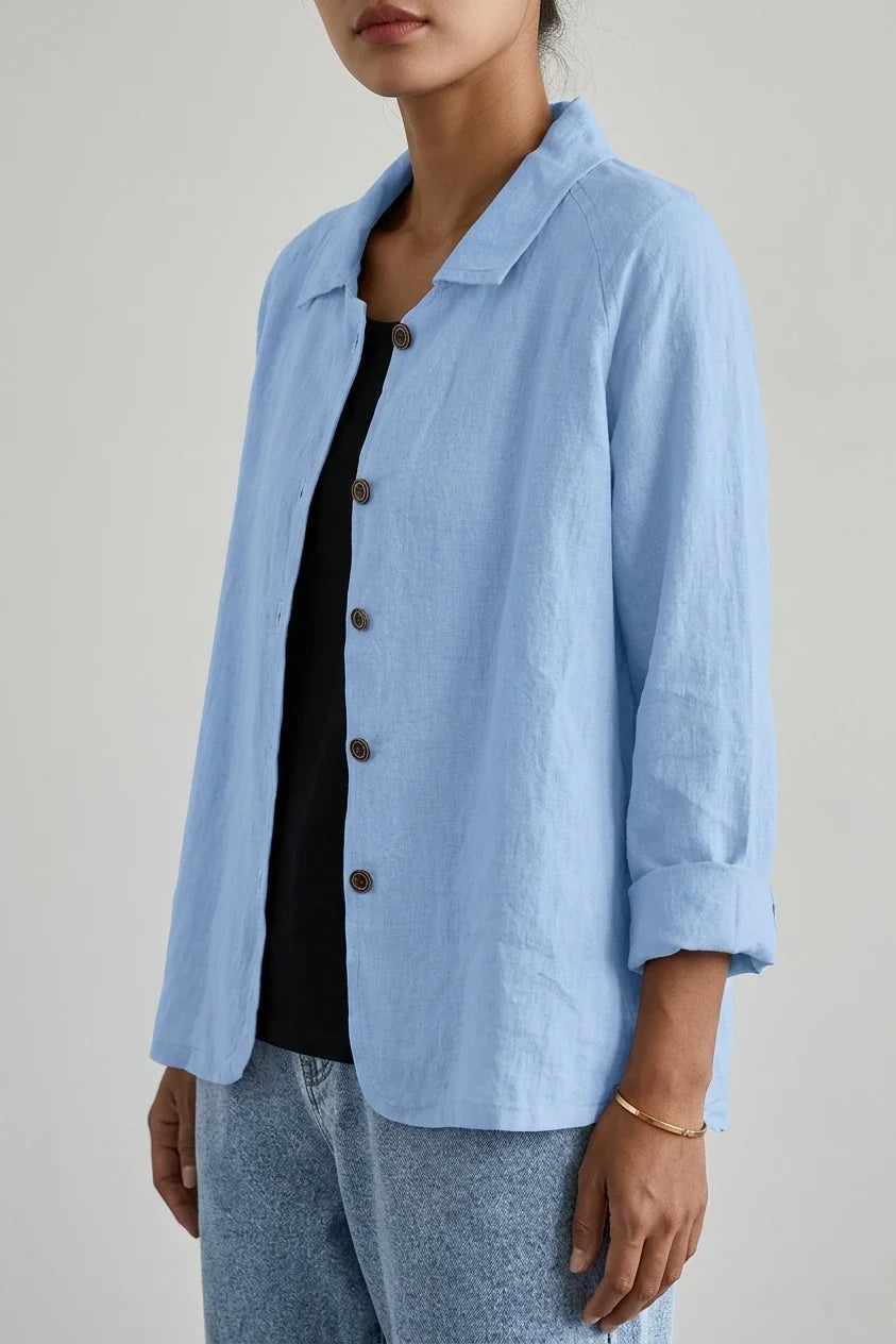 Classic Work Top Women – Smart Casual Everyday Blouse — variant_front