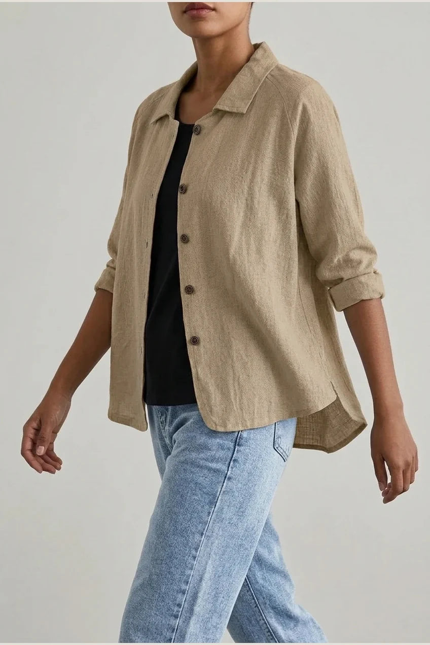Classic Work Top Women – Smart Casual Everyday Blouse — variant_front