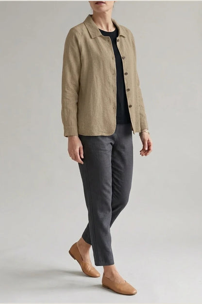 Classic Work Top Women – Smart Casual Everyday Blouse — variant_front