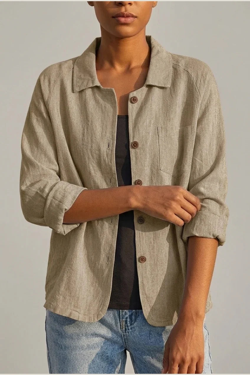 Classic Work Top Women – Smart Casual Everyday Blouse — variant_front