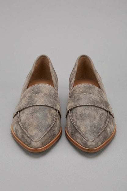Women's Pointed Loafers with Slip-On Design — variant_front