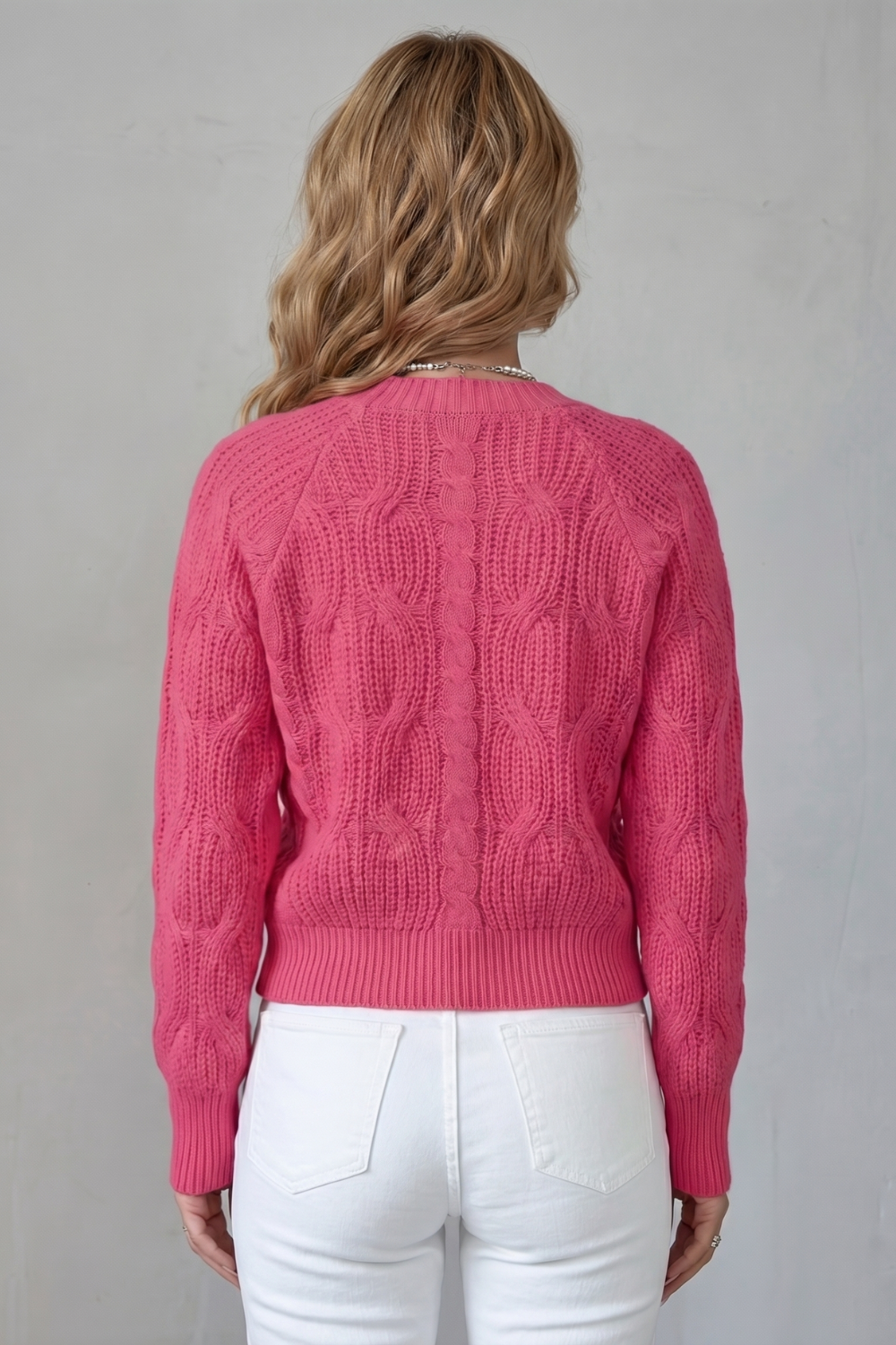Bellavira – Bow knit texture – Cardigan-10757700747607-OLVIA ROSE LONDON
