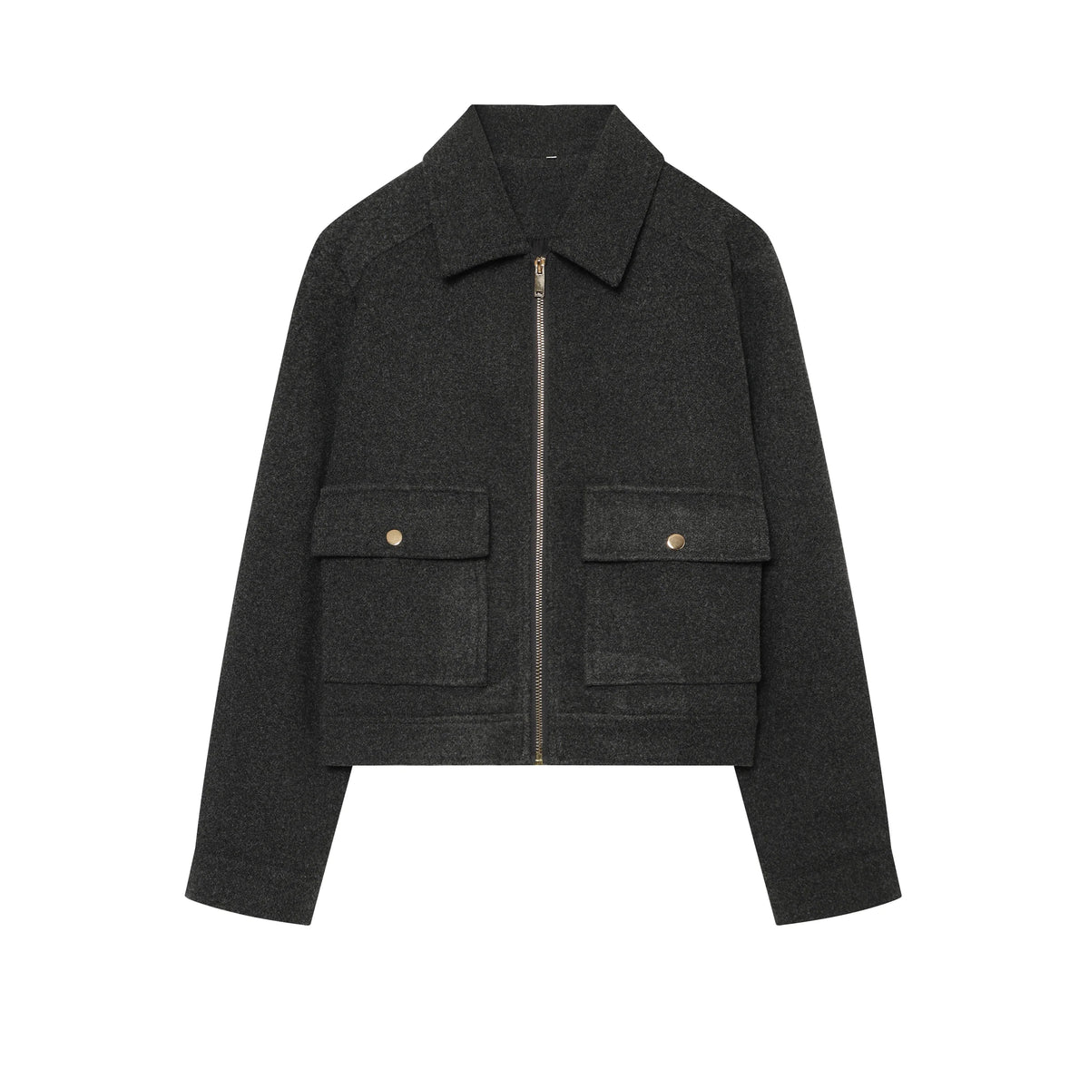 Women's Vintage Stand Collar Wool Coat – Rowena