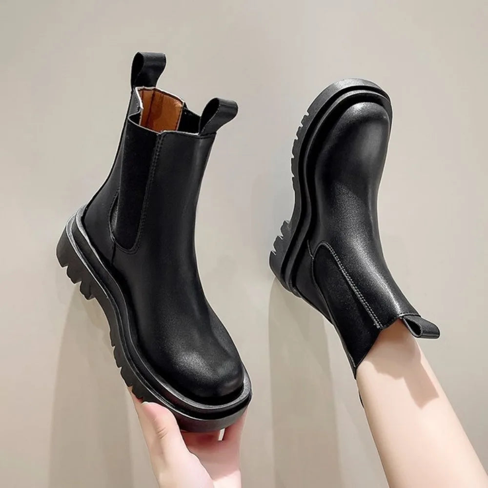 Women's Chunky Sole Chelsea Boots – Fenelle