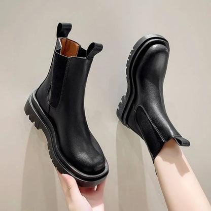 Women's Chunky Sole Chelsea Boots – Fenelle