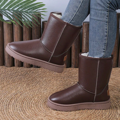 Women's Waterproof Platform Snow Boots – Nordelane