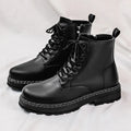 Men's Patent Leather Motorcycle Boots – Torvane