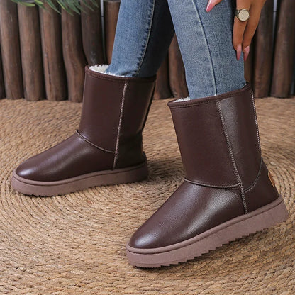 Women's Waterproof Platform Snow Boots – Nordelane