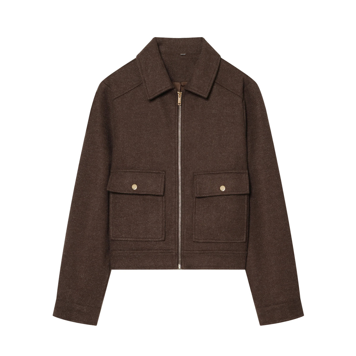 Women's Vintage Stand Collar Wool Coat – Rowena