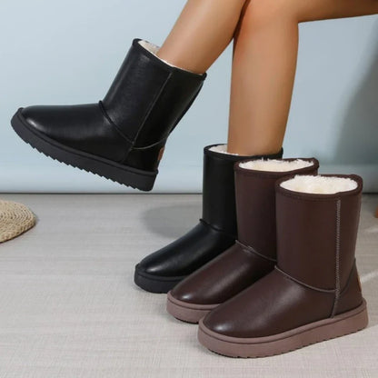 Women's Waterproof Platform Snow Boots – Nordelane