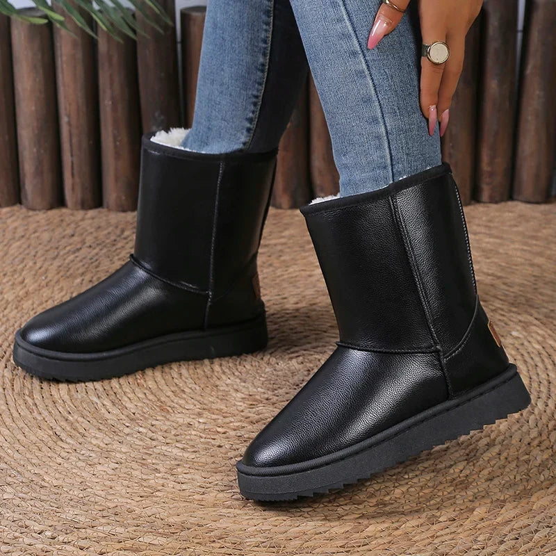 Women's Waterproof Platform Snow Boots – Nordelane
