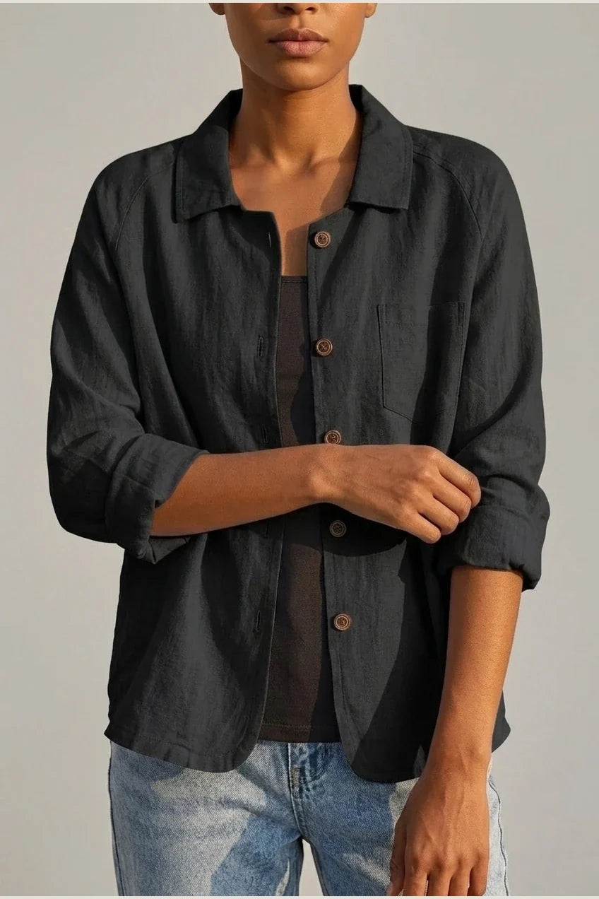 Classic Work Top Women – Smart Casual Everyday Blouse — variant_front