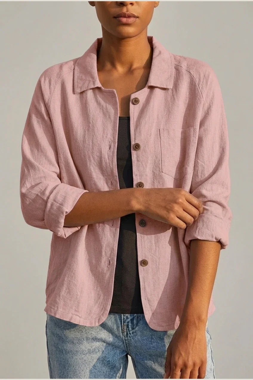 Classic Work Top Women – Smart Casual Everyday Blouse — variant_front