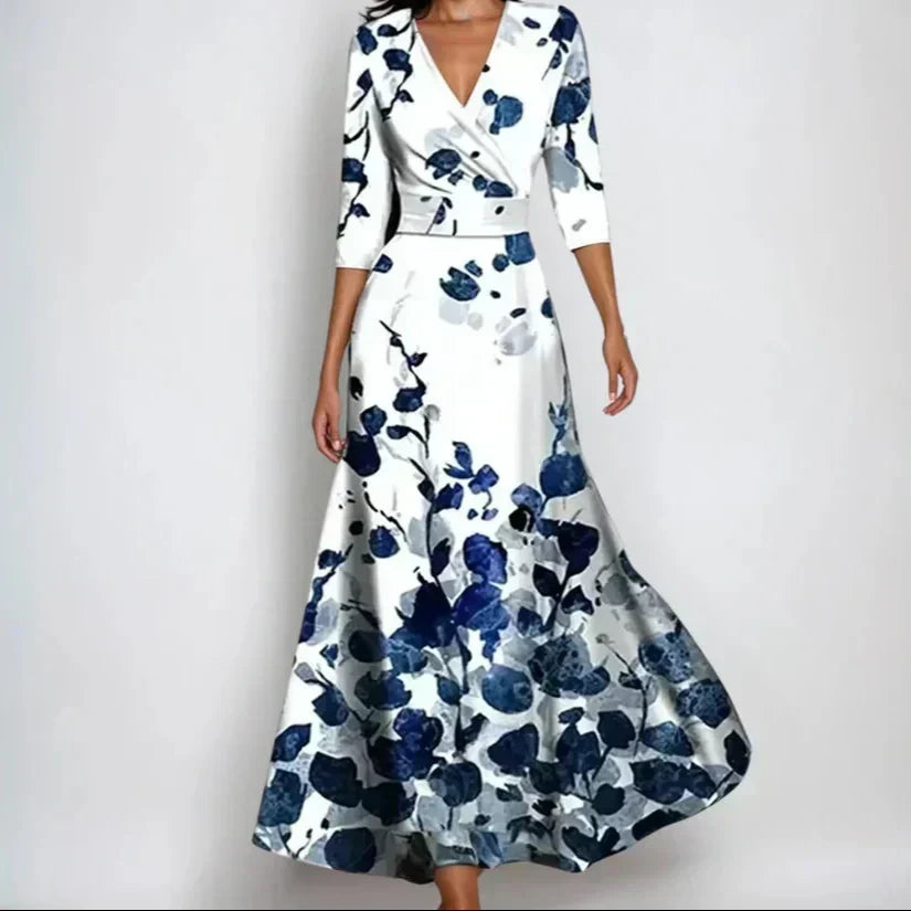 Women's Elegant Dress with Flattering Wrap Design