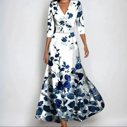 Women's Elegant Dress with Flattering Wrap Design