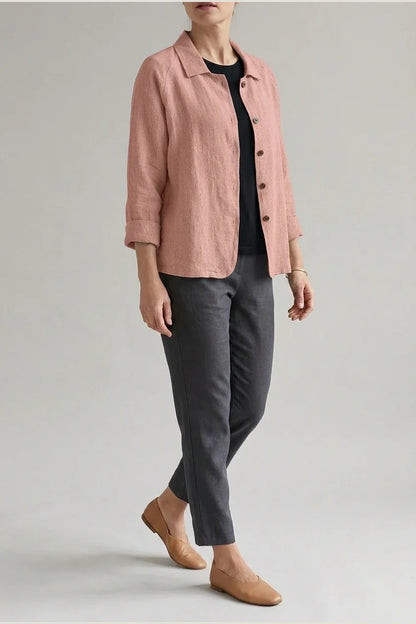 Classic Work Top Women – Smart Casual Everyday Blouse — variant_front
